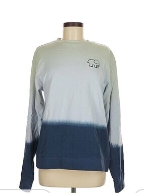 ivory ella Crewneck Sweatshirt with Elephant Logo. super soft